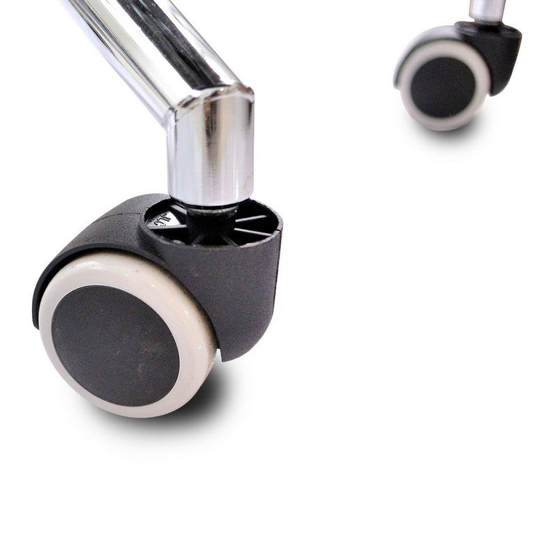 Pedi Spa Stool Caster - Black and White